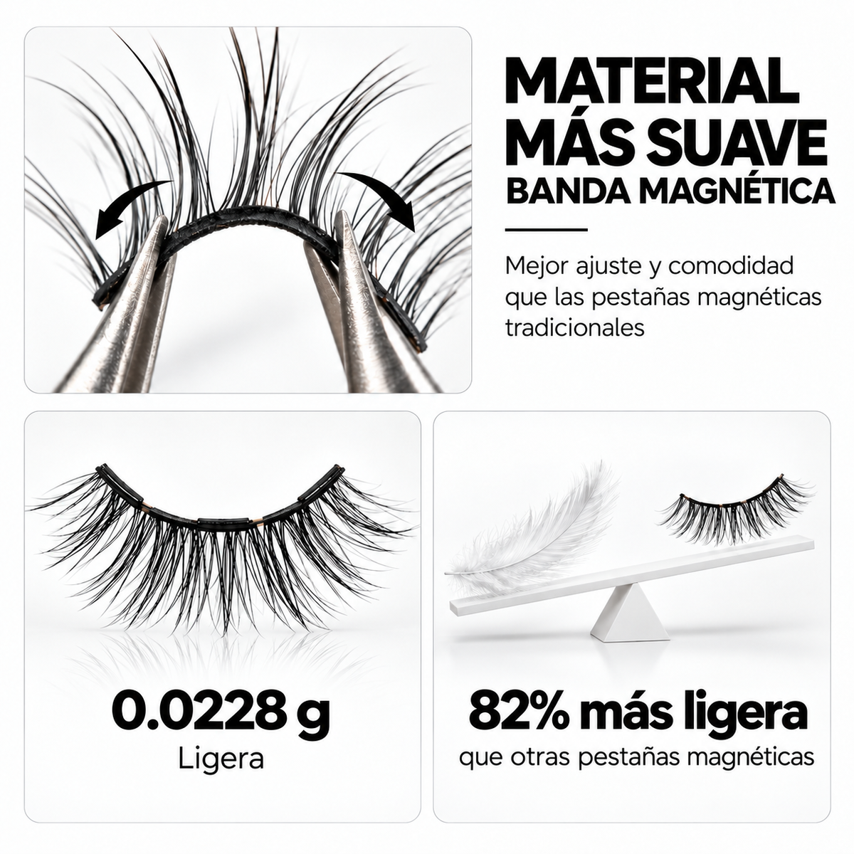 Pestañas Magneticas
