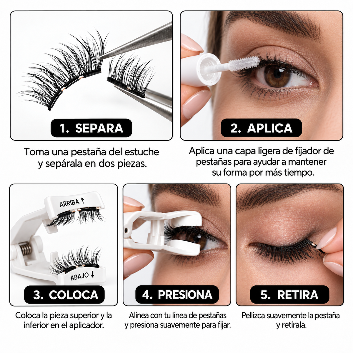 Pestañas Magneticas