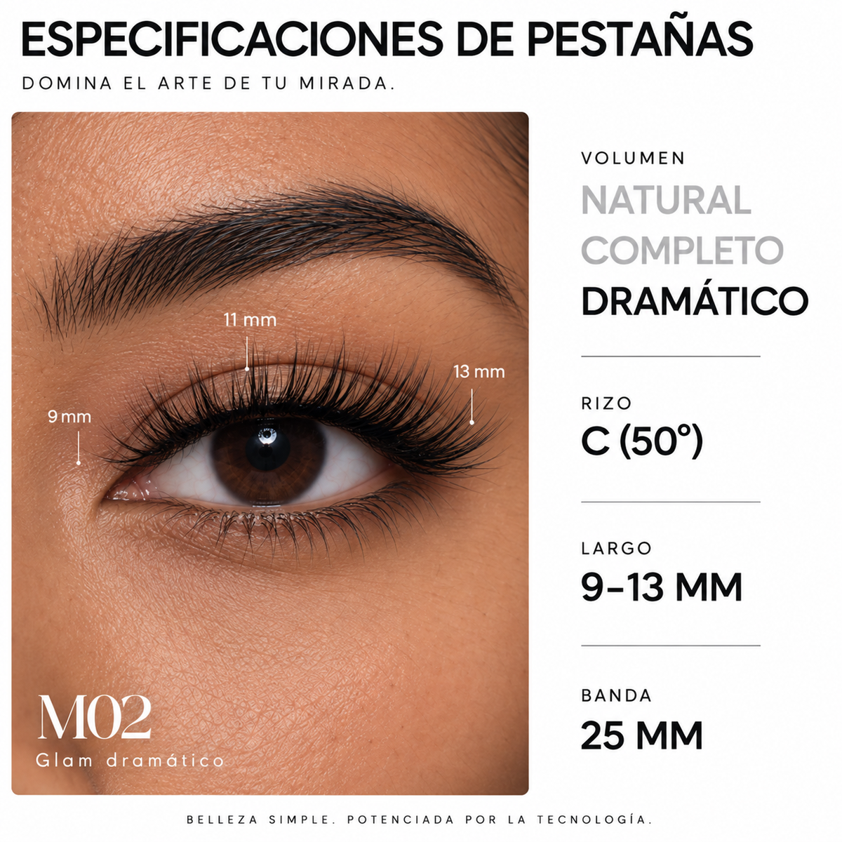 Pestañas Magneticas