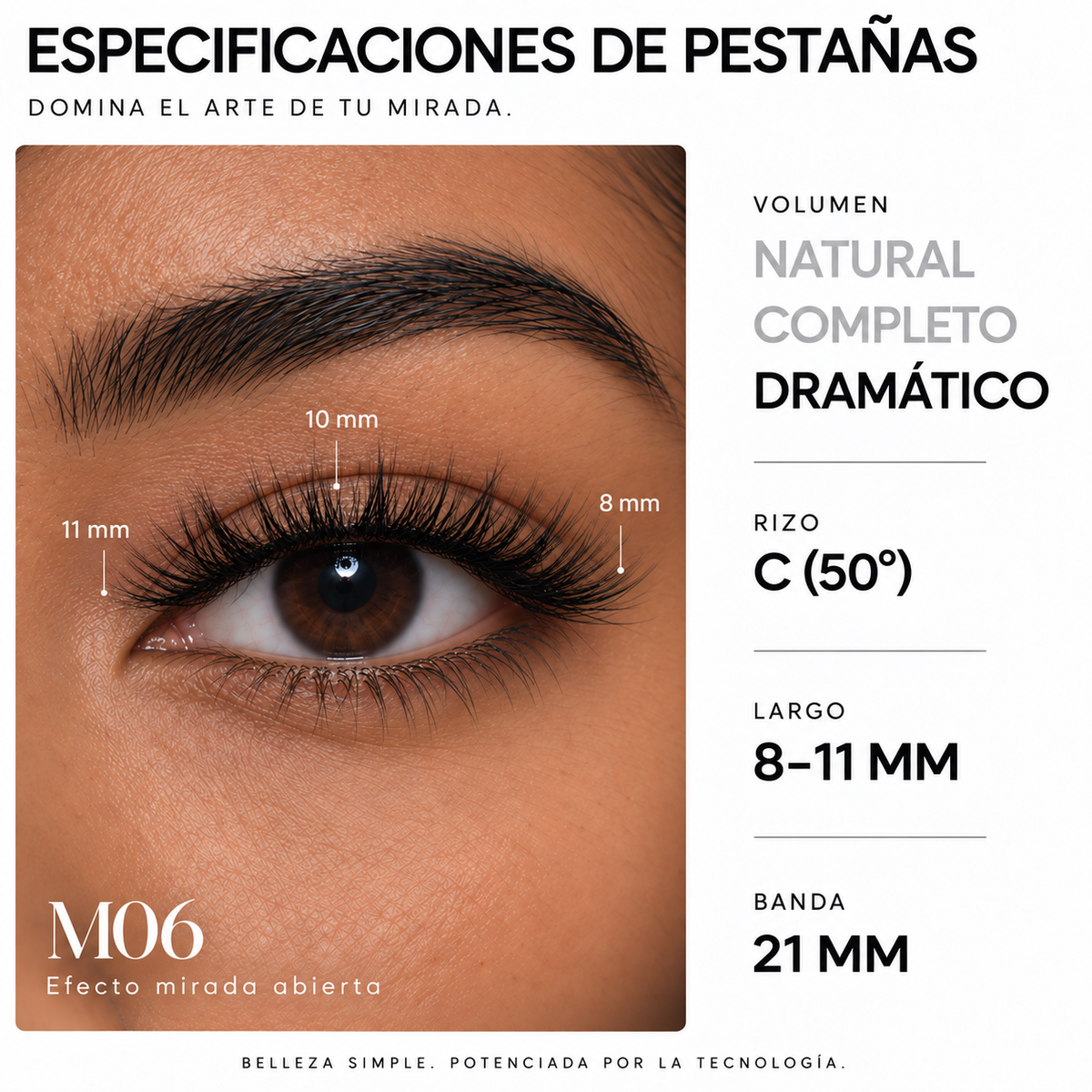 Pestañas Magneticas